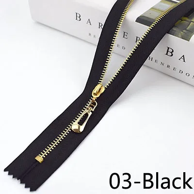 03-Black Meetee 10/20 штук 20/30 см 3# металлическая молния с закрытым концом Автоматическая блокировка язычок молнии голова Декор DIY сумка кошелек швейной по индивидуальному заказу аксессуар - Цвет: 03-Black