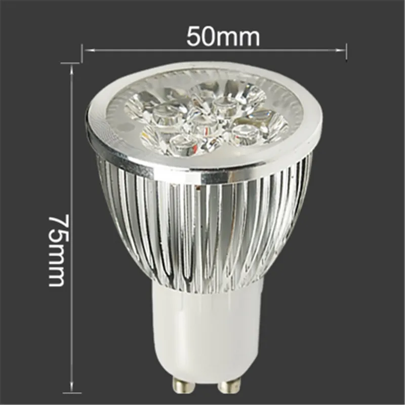 Новинка 1 шт./лот высокая мощность gu10 220 В 6 Вт 9 12 15 led не затемнения cob прожектор