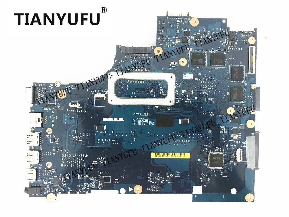 V3540 материнская плата ZAL00 LA-A491P I3-4010U DDR3L для Dell 3540 V3540 Материнская плата ноутбука протестированная работа