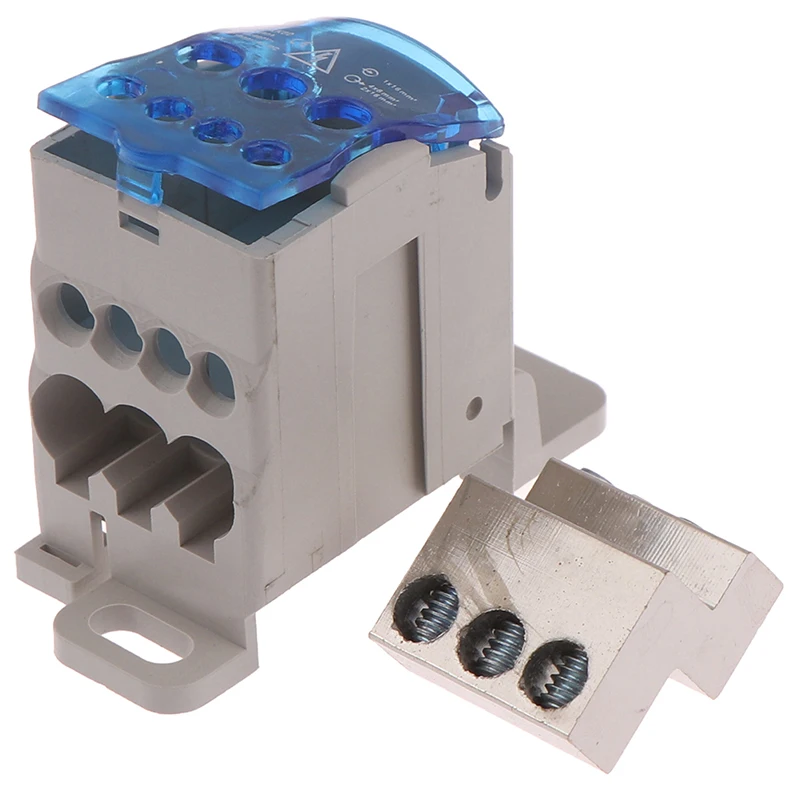 

1 шт. универсальный Электрический проводной соединитель 690-1000 В UKK80A Клеммная колодка распределительная коробка один в несколько внешний бло...