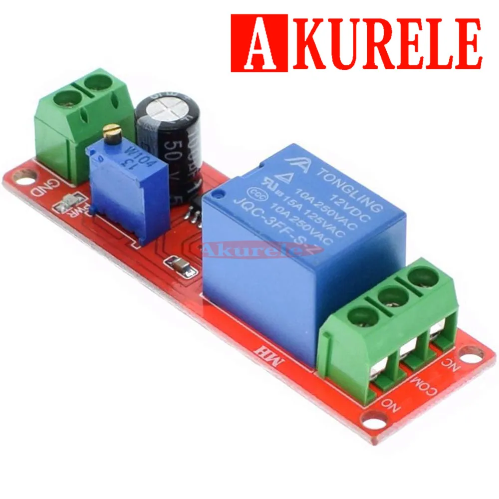 50 шт. переключатель таймера триггера NE555 модуль подключения с задержкой