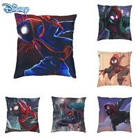 marvel the avengers spiderman decorative pillowcase cushion cover sofa car lumbar printed linen pillow cover home decoration