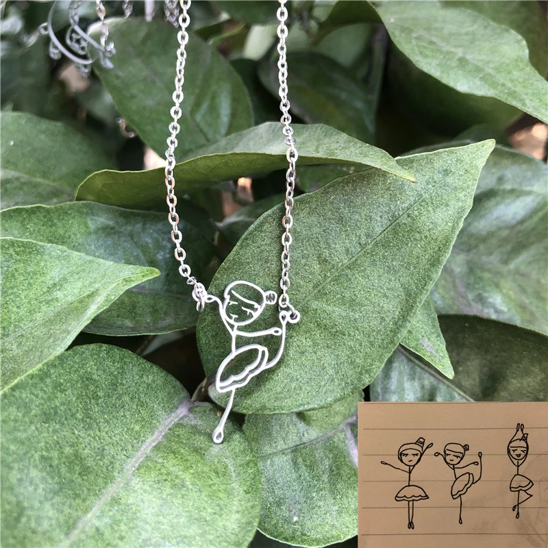 Детский брелок для рисования Детские ожерелья творчества детский