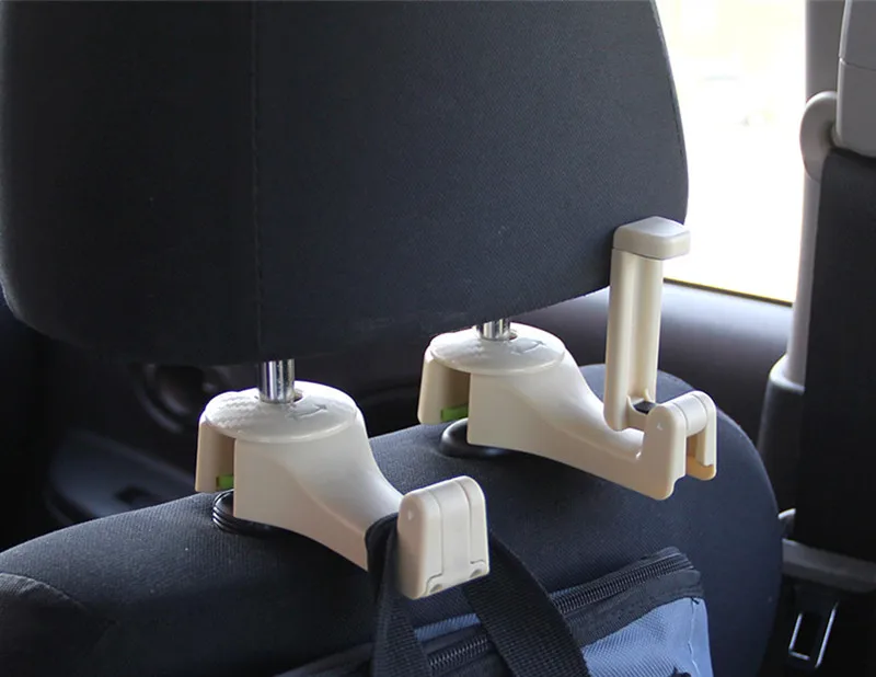 2 In1 автомобиля крючки спинки сиденья вешалка для сумок держатель телефона Подставка микрофона автомобилей