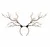 Navy Blue NEW Headpiece Festival Deer Horn Headdress Long Antlers Tree Branches Horns Hat Hair Headband Cosplay Party Fancy Dress - Color: Navy Blue