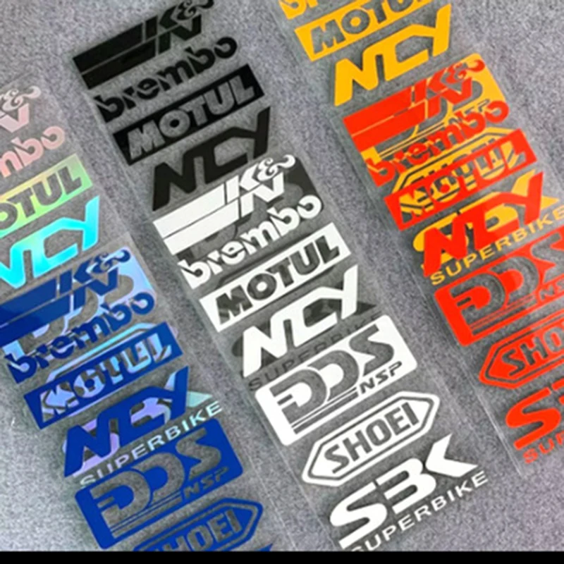 1 комплект светоотражающих боковых полос для мотоцикла наклейка на велосипедный