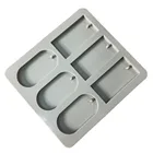 Прямоугольная овальная силиконовая форма сделай сам для ароматерапии, гипса, мыла, воска, свечи, брелока, кристалл