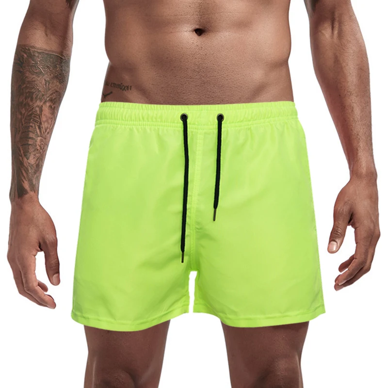 

Summer New Beach Shorts For Men And Women, Comfortable, Breathable And Quick-Drying Solid Color S-4xl