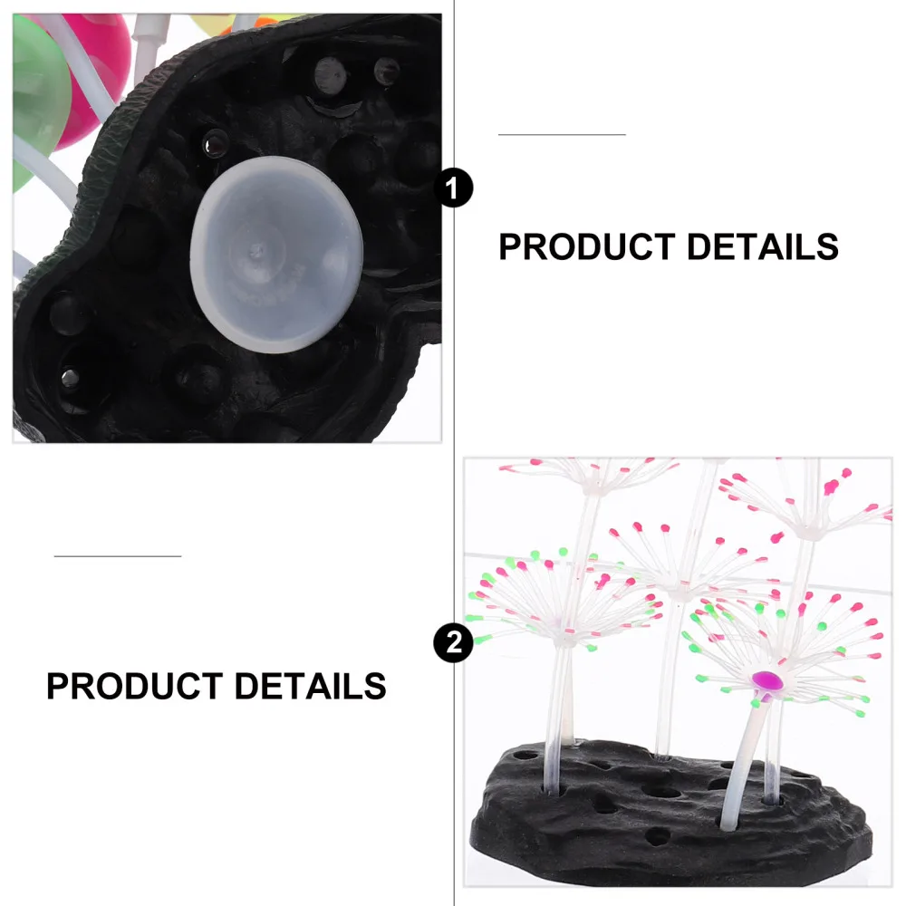 

Aquarium Landscape Luminous Coral Ornament Resin Underwater Coral Decoration