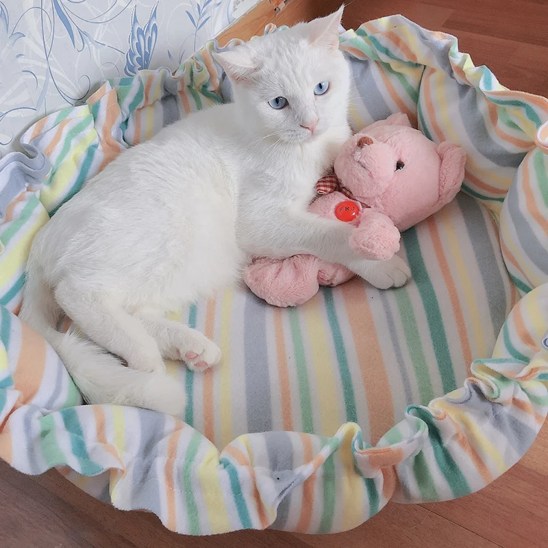 Спальный мешок с котом прижимная кровать для домашних животных кровати собак