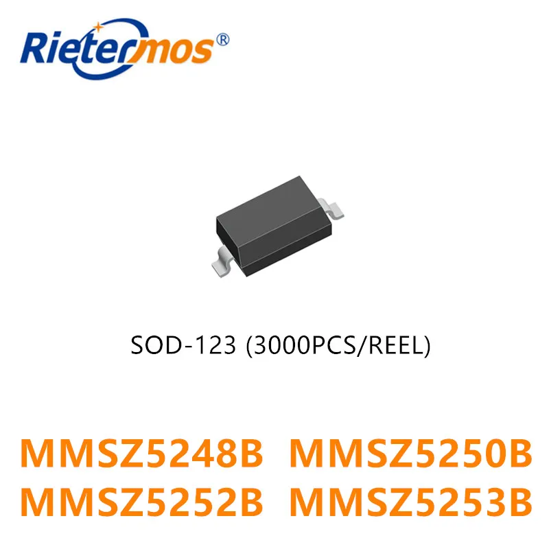 3000 шт. SOD-123 MMSZ5248B 18 в MMSZ5250B 20 MMSZ5252B 24 В MMSZ5253B 25 | Электроника