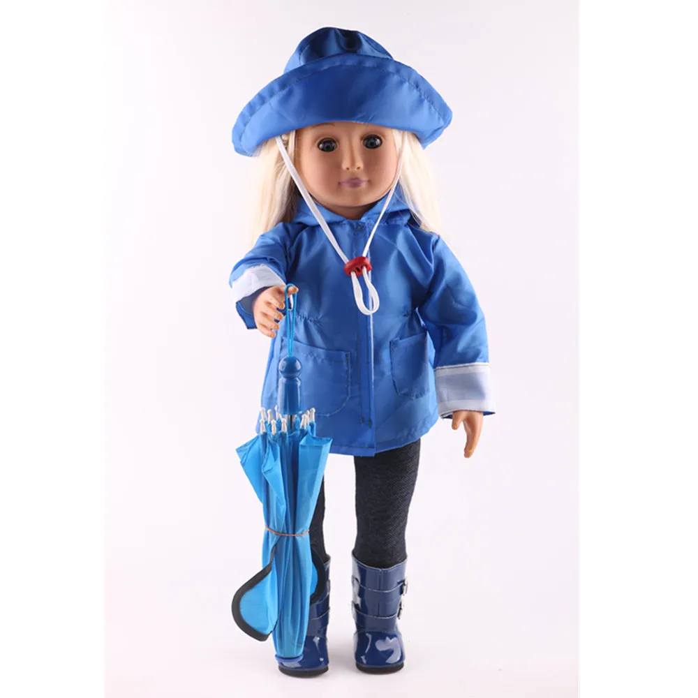 Одежда для кукол шесть плащей серии новинка 2020 подходит 18 дюймовых американских