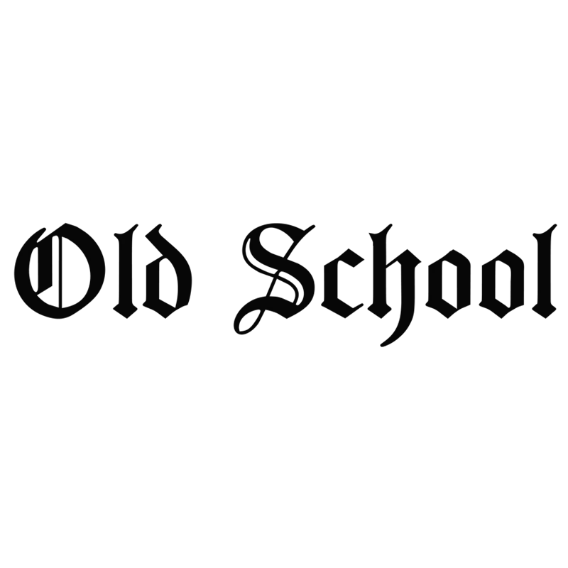 

Creative Decals Old School In English Car Stickers Decal Anime Cute Car Accessories Decoration Pegatinas Para Coche PVC13x3cm