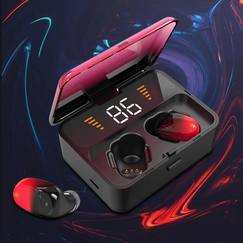 ES01 TWS наушники вкладыши с нажимным управлением настоящие беспроводные IPX5