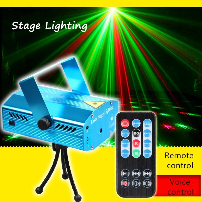 Светодиодный лазерный проектор 220 В с европейской вилкой дистанционное