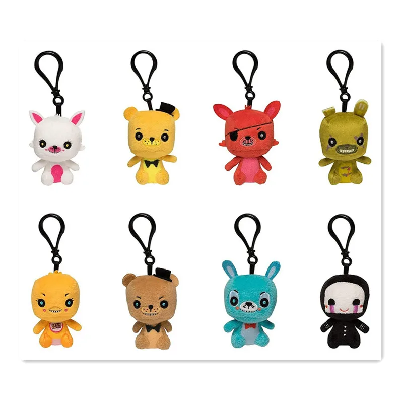 Новинка плюшевый брелок для ключей Фредди лиса кекс Фокси Золотой медведь кошмар