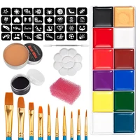 halloween makeup kit film television makeup shaping skin wax knife scar mouth nose covering eyebrow skin wax oil paint set