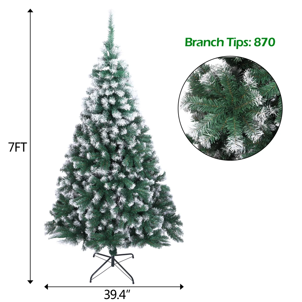 Мини Рождественская елка железная подставка шишка льняная Нижняя настольная Рождественская елка украшения для дома Рождественский подарок - Цвет: 7FT