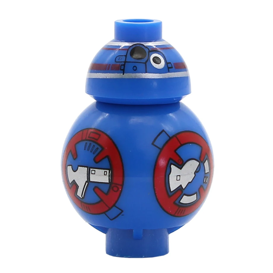 Звездные Войны 50 шт./лот BB8 BB-8 2,5 см Рисунок R2D2 Набор строительных блоков Модель Кирпичи Игрушки
