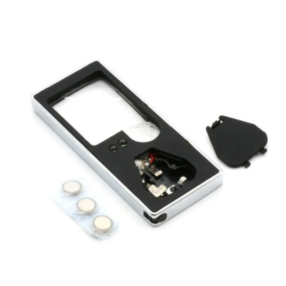 

Black Glass Magnifier Loupe Hand Tool Jewelry Pocket 3X/10X Magnifying