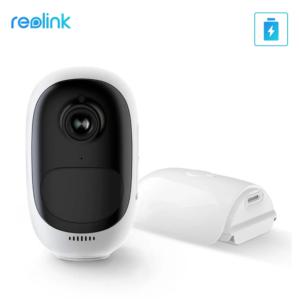 Reolink батарея IP камера 1080P 100% безпроводная наружная Full HD Беспроводная Всепогодная