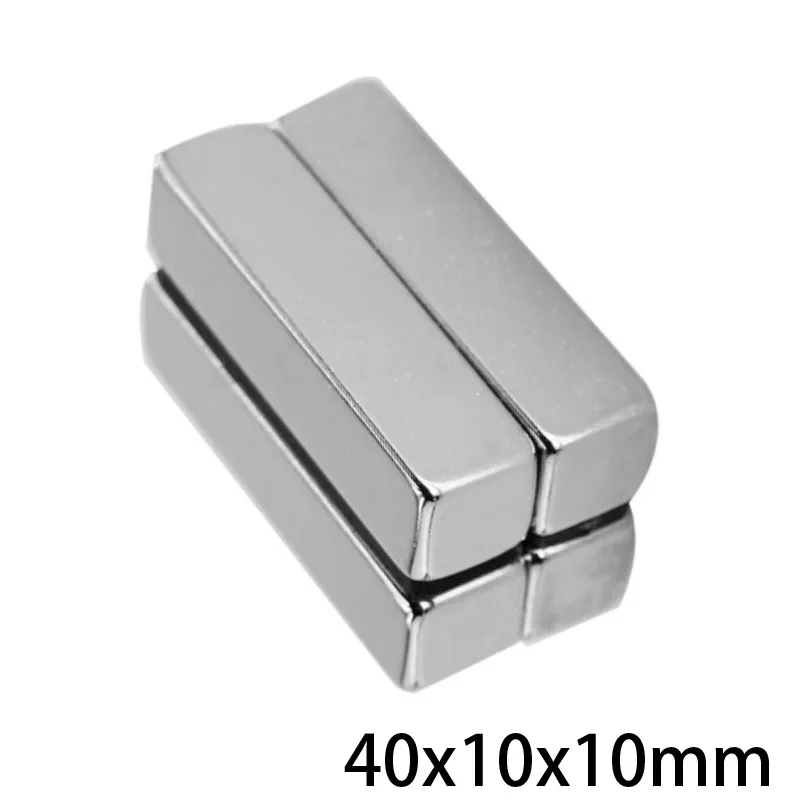 1 ~ 20 шт. 40x10x10 блок супер сильные магнитные магниты 40 мм * 10 постоянный неодимовый