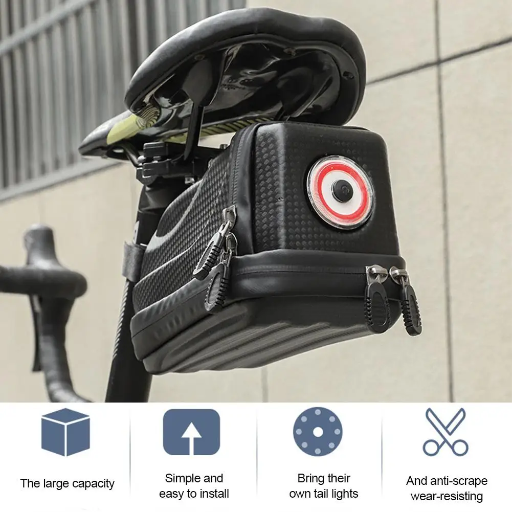 Новинка велосипедный задний светильник MTB сумка большой емкости износостойкая