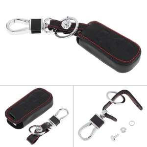 3 Buttons  3D Leather Car Key Cover Protector Holder Fit for Infiniti /Nissan Frontier Murano Armada Pathfinder 2002-2008