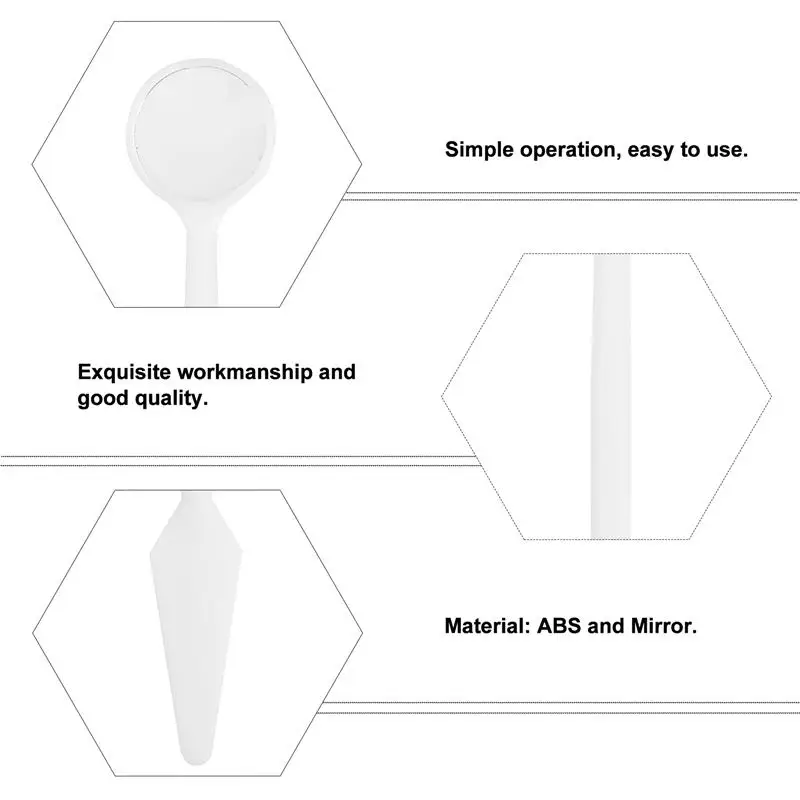 Одноразовые стоматологические зеркала с длинной ручкой 50 шт. |
