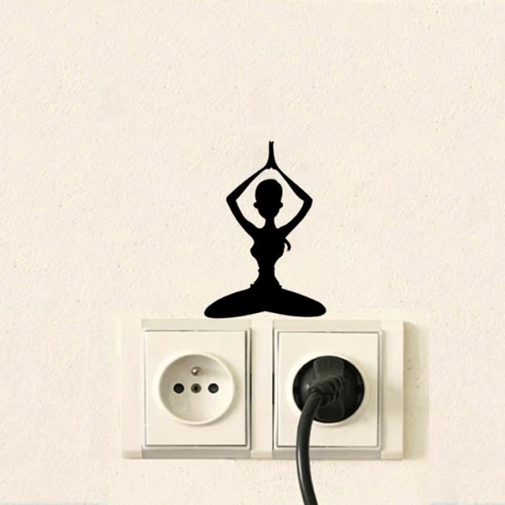 2020 настенные наклейки Декор Йога фон постер на обои домашнее рисование украшение