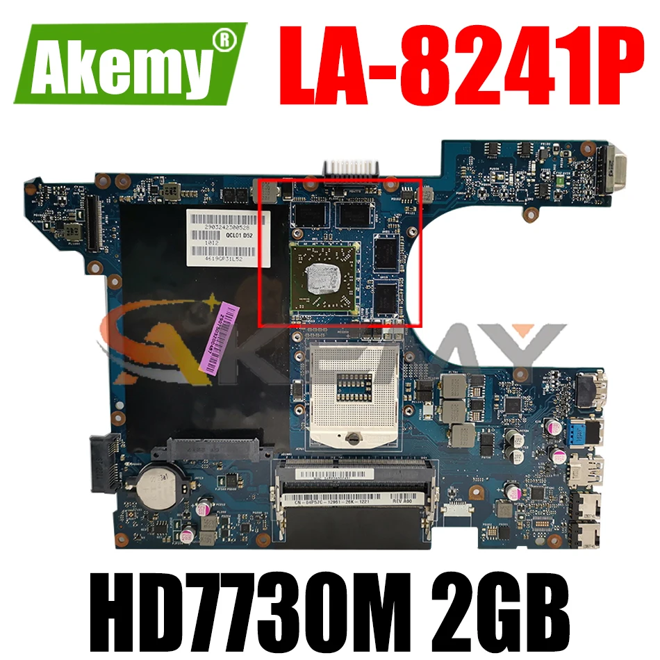 CN-04P57C 04P57C LA-8241P 7520 материнская плата для ноутбука Dell Inspiron 15R 5520 портативного
