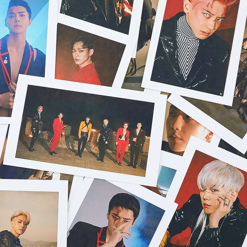 EXO NCTU WJSN Mamamoo NFlying IU STRAY KIDS Paper Lomo Card Photo Poster Photocard Fans Подарочная коллекция
