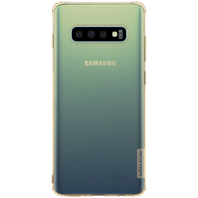 Gold Для samsung Galaxy S10 S10 Plus S10e S9 S8 Plus чехол Nillkin TPU 0,6 мм задняя крышка чехол для samsung S10 S10E S9 S8+ чехол s - Цвет: Gold