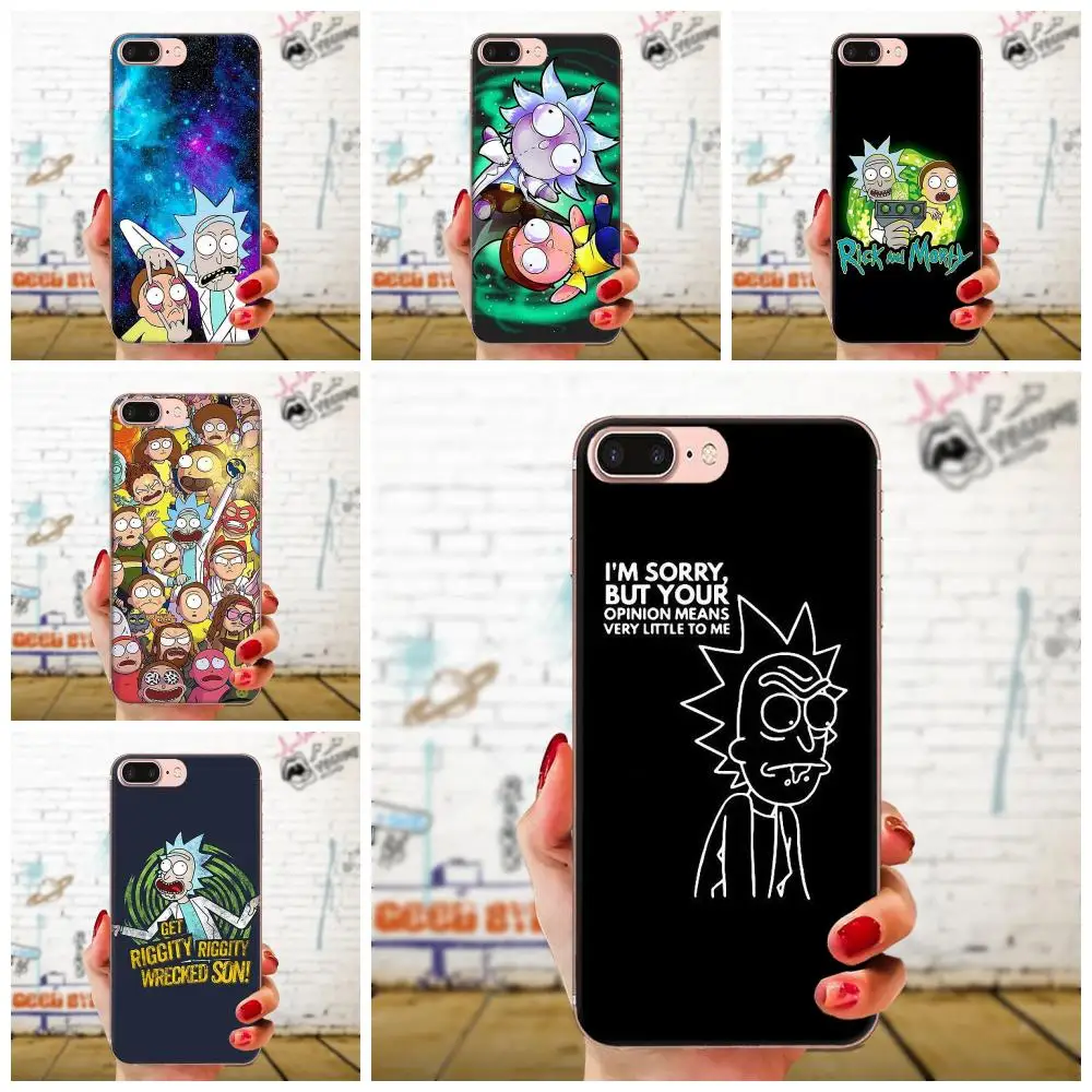 Чехол из ТПУ для телефона sony Xperia Z Z1 Z2 Z3 Z4 Z5 compact Mini M2 M4 M5 T3 E3 E5 XA XA1 XZ Premium Funda Rick And
