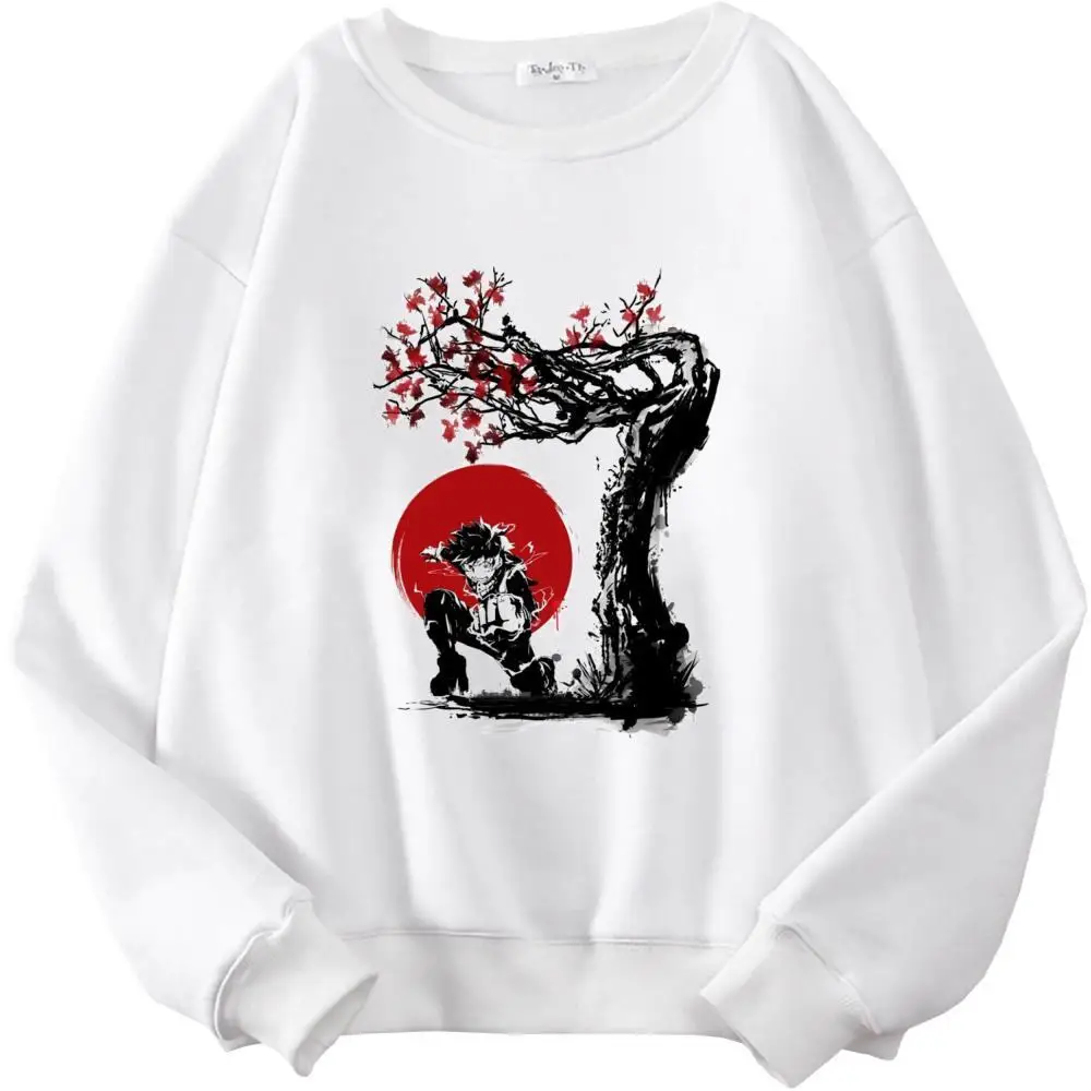 

Уличная одежда My Hero академия, свитшот, Повседневная Женская толстовка с принтом в готическом стиле, панк, худи в стиле Харадзюку, повседневн...