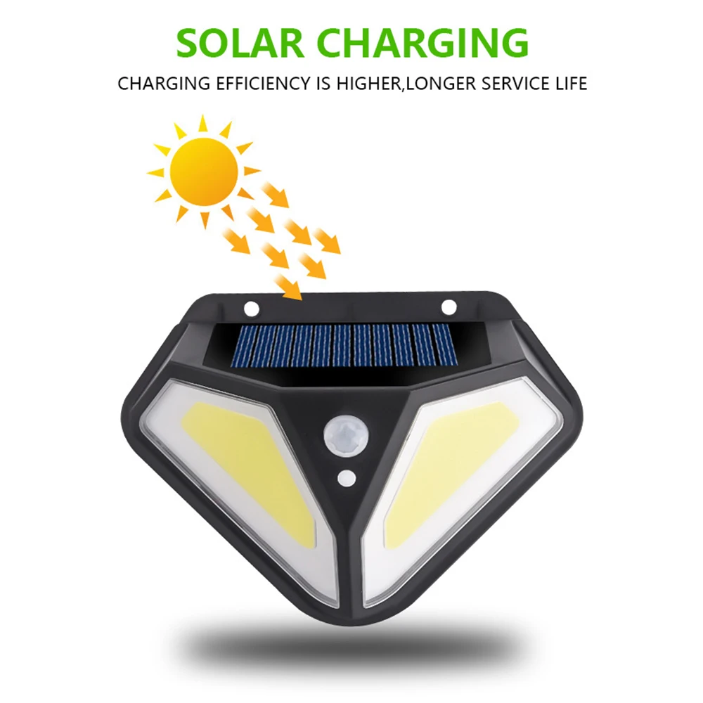 

Настенный светильник Walkway s, прочный, экологически чистый, 50COB, солнечный уличный светильник для безопасности