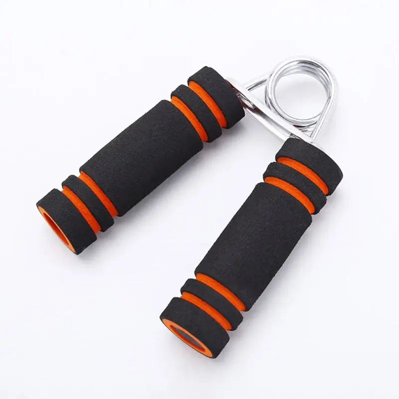 

4Pcs Metal Spring Hand Grip Finger Strength Exerciser Sponge Forearm Train Kit 203C