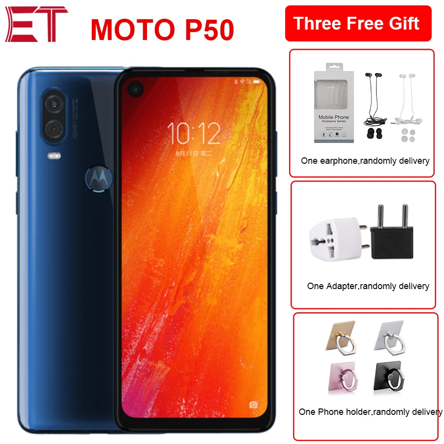 Мобильный телефон Motorola Moto P50 4G 6 3 дюймовый экран ГБ ОЗУ 128 Гб ПЗУ Восьмиядерный 48 МП