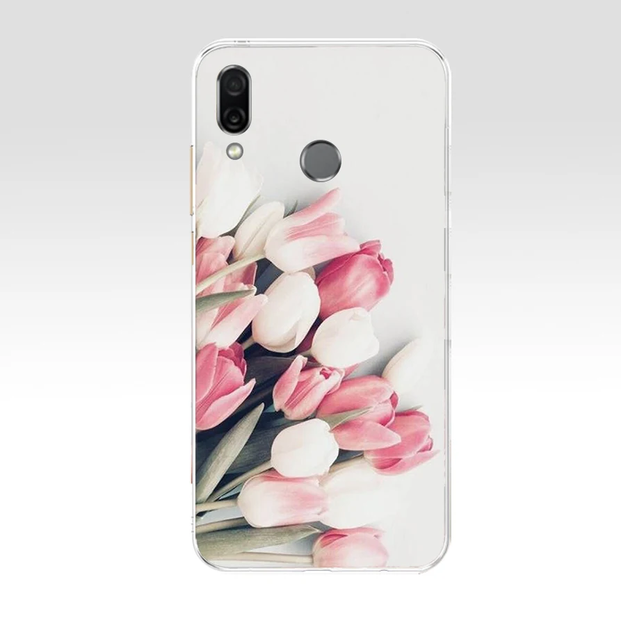 116FG рисунок пиона Изящный цветок подарок Мягкий Силиконовый ТПУ чехол для