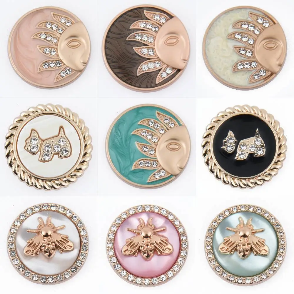 Hot Sale 1 Pcs Metal Chains Croc Shoe Charms Happy Make Up Shoes Decorations No Bad Vibes Preal Accessories Good Luck Queen