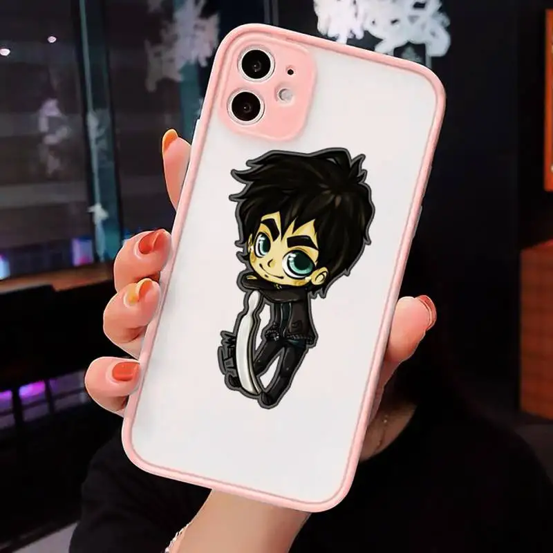 

The Vampire Diaries Stefan Damon Phone Case Matte transparent For Pink iPhone 12 Mini 11 Pro XR XS Max 7 8 Plus X Back Cover