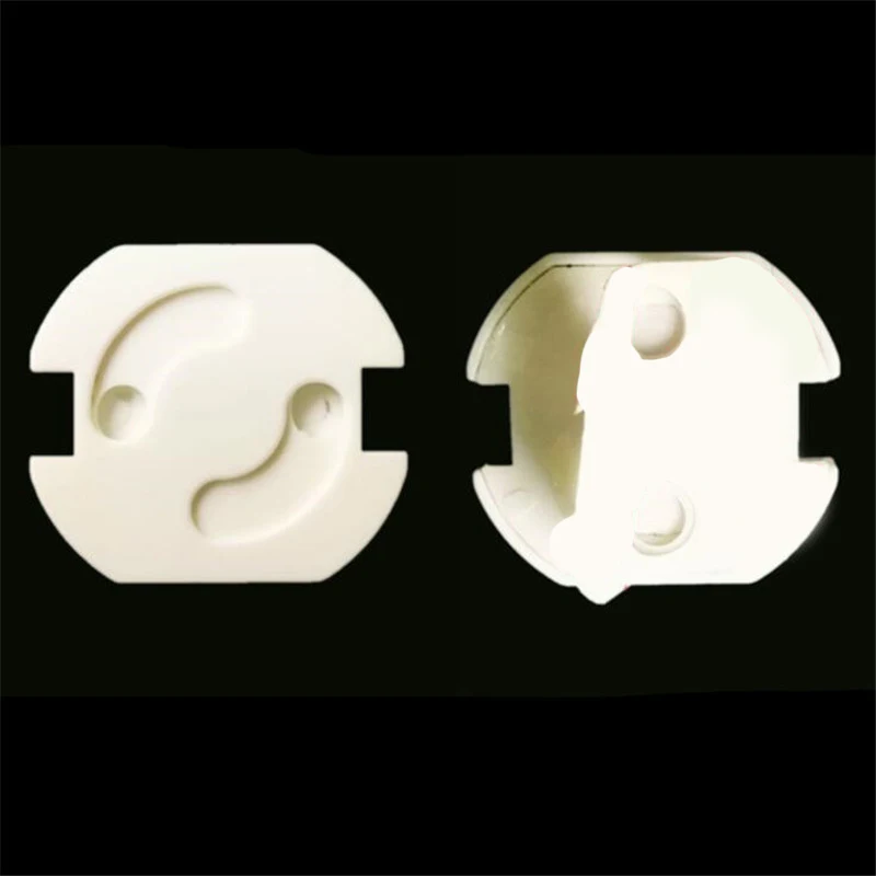 10 шт./лот безопасная Вращающаяся крышка с 2 отверстиями европейский стандарт