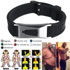 Новый 7 в 1 титановый магнитный энергетический Браслет Power Bio, браслет для снятия боли в здоровье, магнитный браслет для здоровья