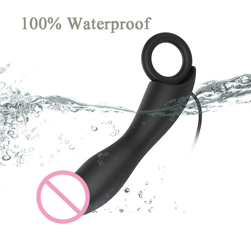 7 режимов Анальный вибратор силиконовый массажер простаты анальная лампа