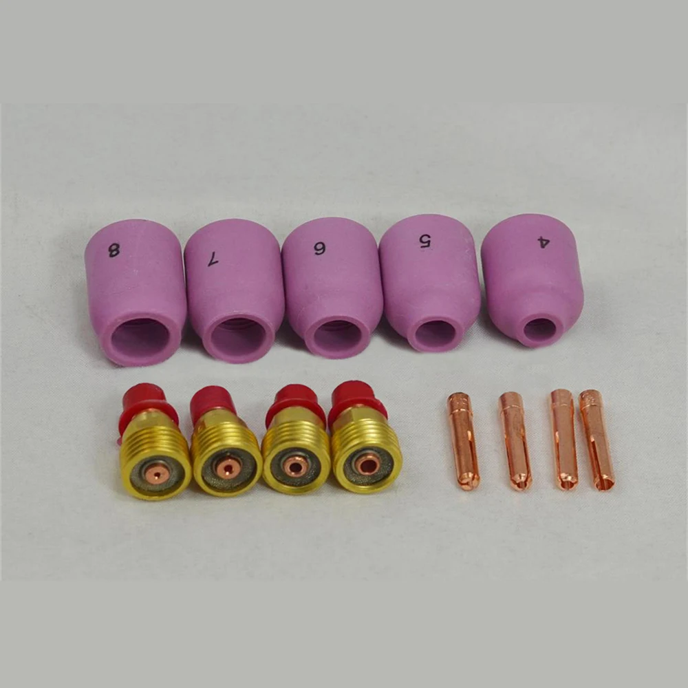 Комплект аксессуаров для газовой линзы TIG KIT колпачок 0 040 1/8 дюйма подходит
