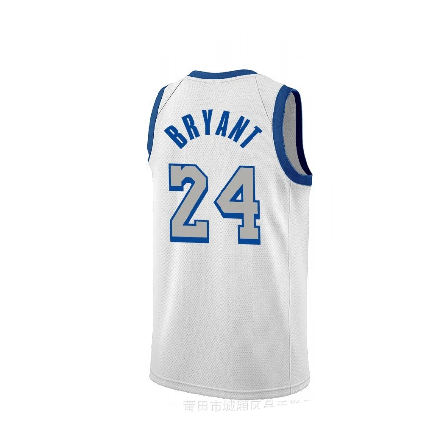 

Hot sale Men's T Shirt Casual Short Sleeve Clothing Trend Casual Slim Fit Basketball Jerseys European Size Cotton #8 #24 BRYANT