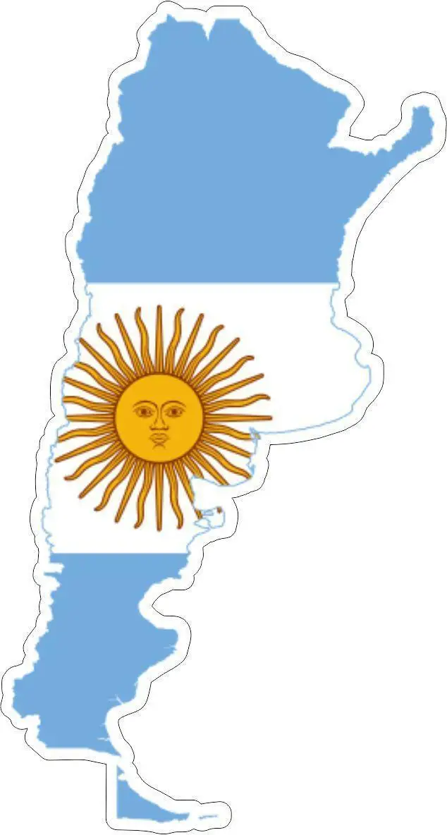 

Sticker Car Moto Map Flag Vinyl Outside Wall Decal Macbbook Argentina