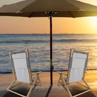 cross border outdoor furniture beach chair camping foldable bar portable beech float canvas stool wooden folding recliner