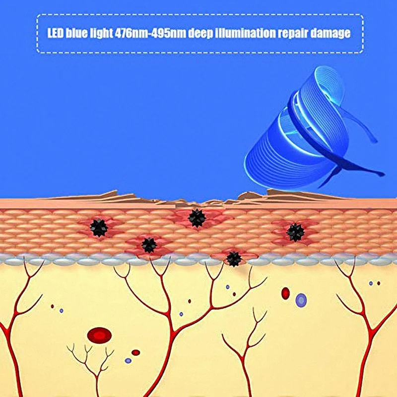 Светодиодный светильник для маска лица терапевтическая коллаген омолаживающий