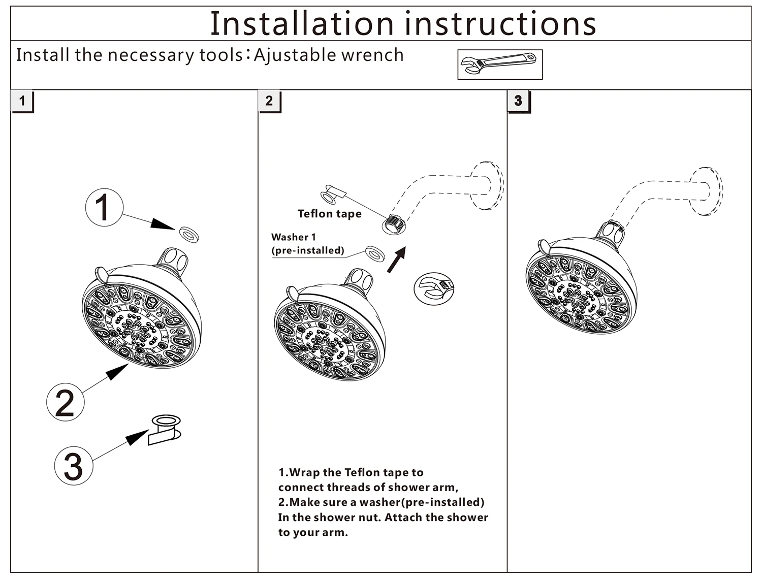 Лейка для душа с эффектом дождя насадка высокого давления из матового никеля и